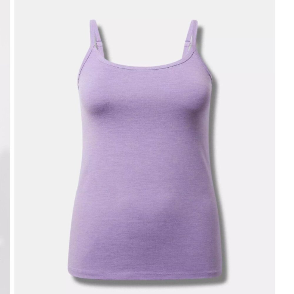 Torrid Super Soft Performance Jersey Active Cami Purple 1